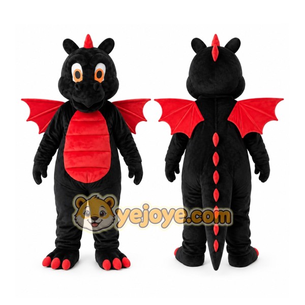 Red Dragon Mascot Costume