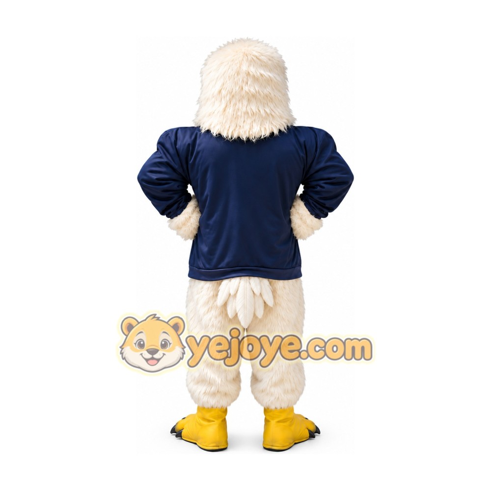 Eagle Navy Shirt Mascot Costume Eagle Navy Shirt Mascot Costume