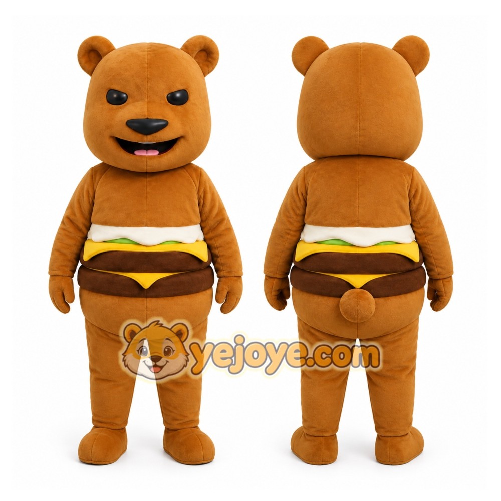 Brown Bear Mascot Costume Brown Bear Mascot Costume