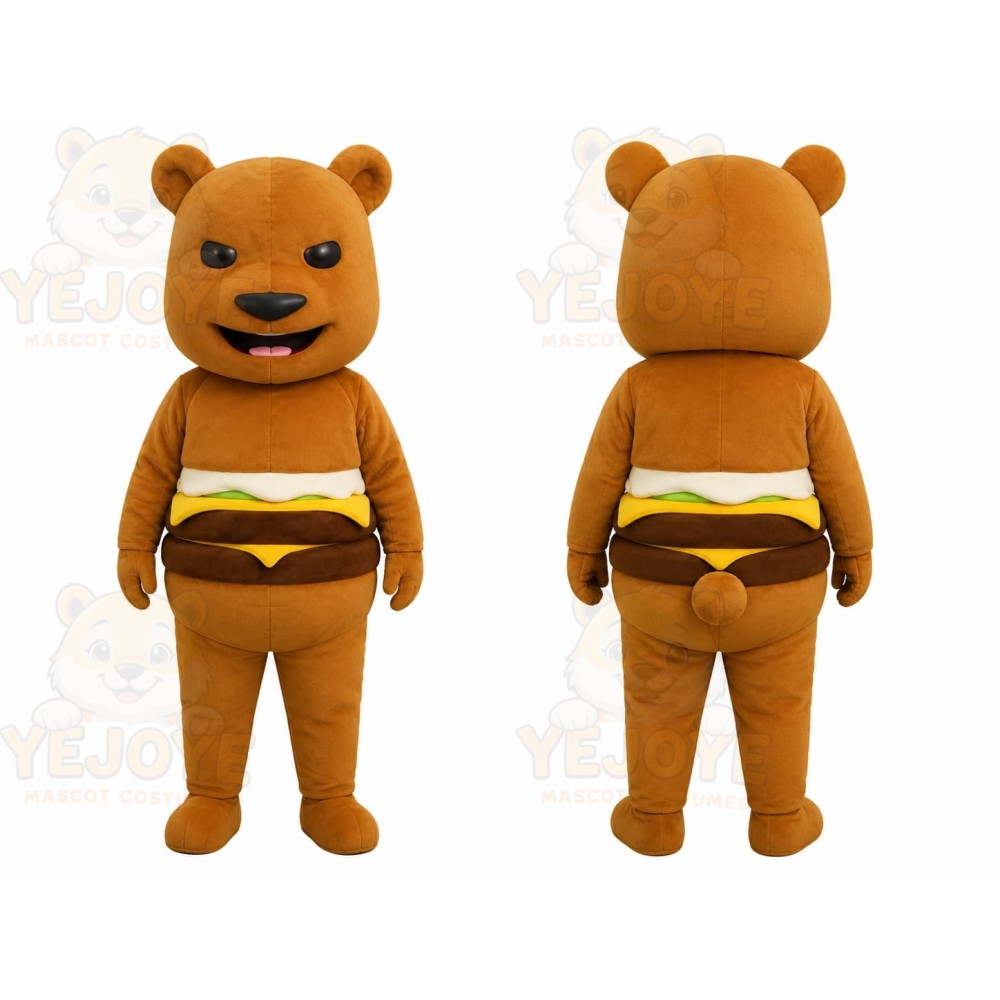 Brown Bear Mascot Costume