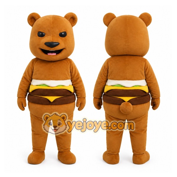 Brown Bear Mascot Costume