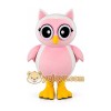 Pink Owl Mascot Costume Pink Owl Mascot Costume
