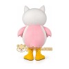 Pink Owl Mascot Costume Pink Owl Mascot Costume