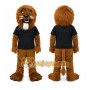 Black Shirt Lion Mascot Costume