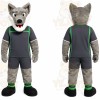 Gray Wolf Mascot Costume