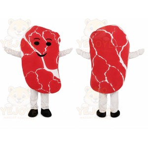 Red Steak Mascot Costume