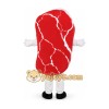 Red Steak Mascot Costume