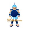 Blue Warrior Knight Mascot Costume Blue Warrior Knight Mascot Costume
