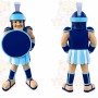 Blue Warrior Knight Mascot Costume