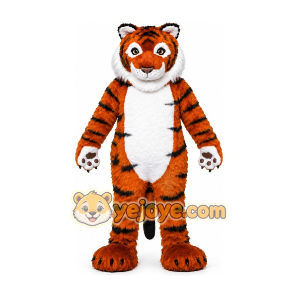 Orange Tiger Mascot Costume