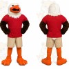 Red Shirt Eagle Mascot Costume