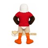 Red Shirt Eagle Mascot Costume Red Shirt Eagle Mascot Costume