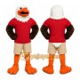 Red Shirt Eagle Mascot Costume