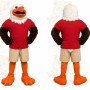 Red Shirt Eagle Mascot Costume