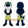 Blue Shark Mascot Costume Blue Shark Mascot Costume