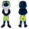 Blue Shark Mascot Costume