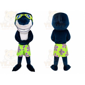 Blue Shark Mascot Costume