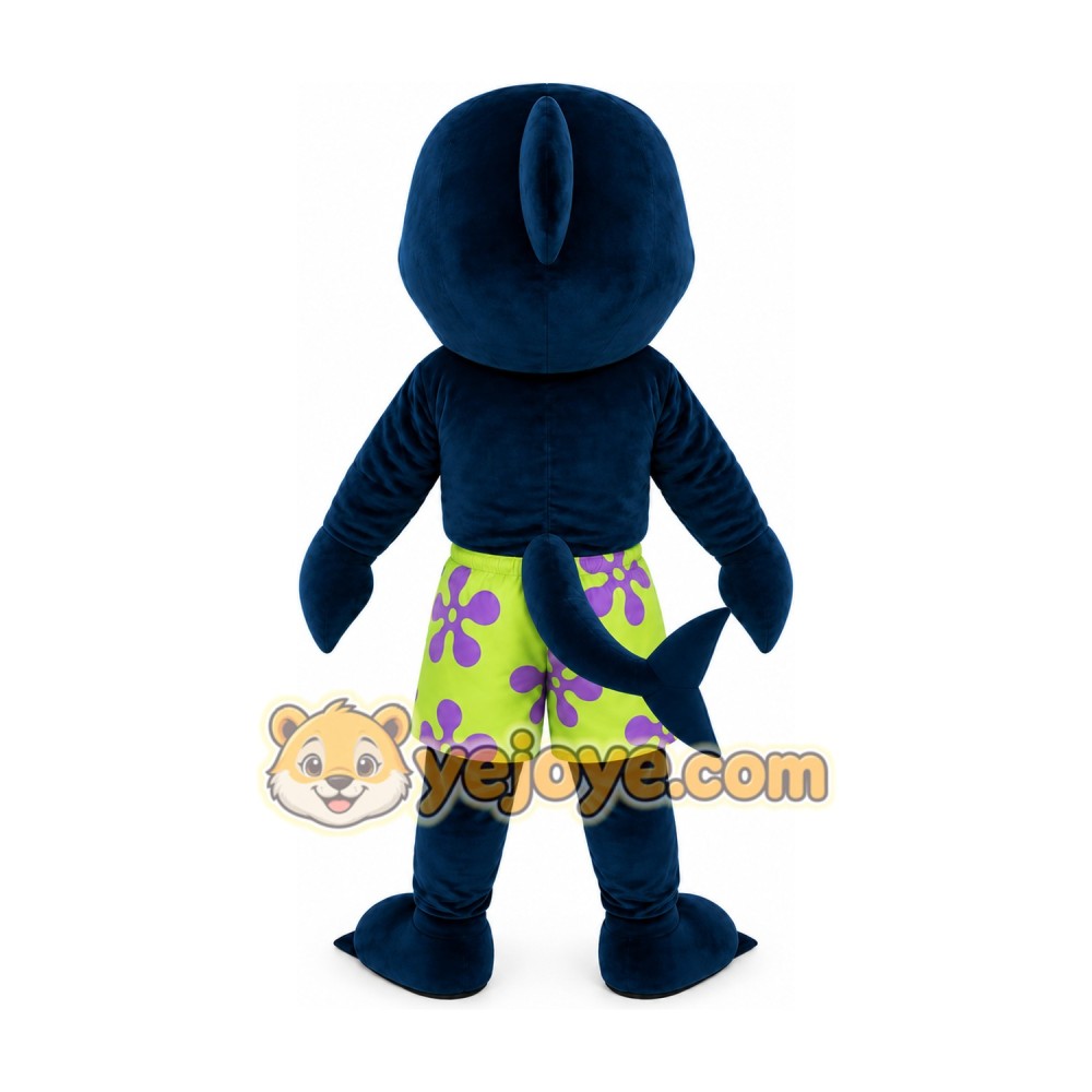 Blue Shark Mascot Costume Blue Shark Mascot Costume