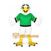Green Shirt Eagle Mascot Costume Green Shirt Eagle Mascot Costume