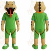Green Shirt Rattlesnake Mascot Costume