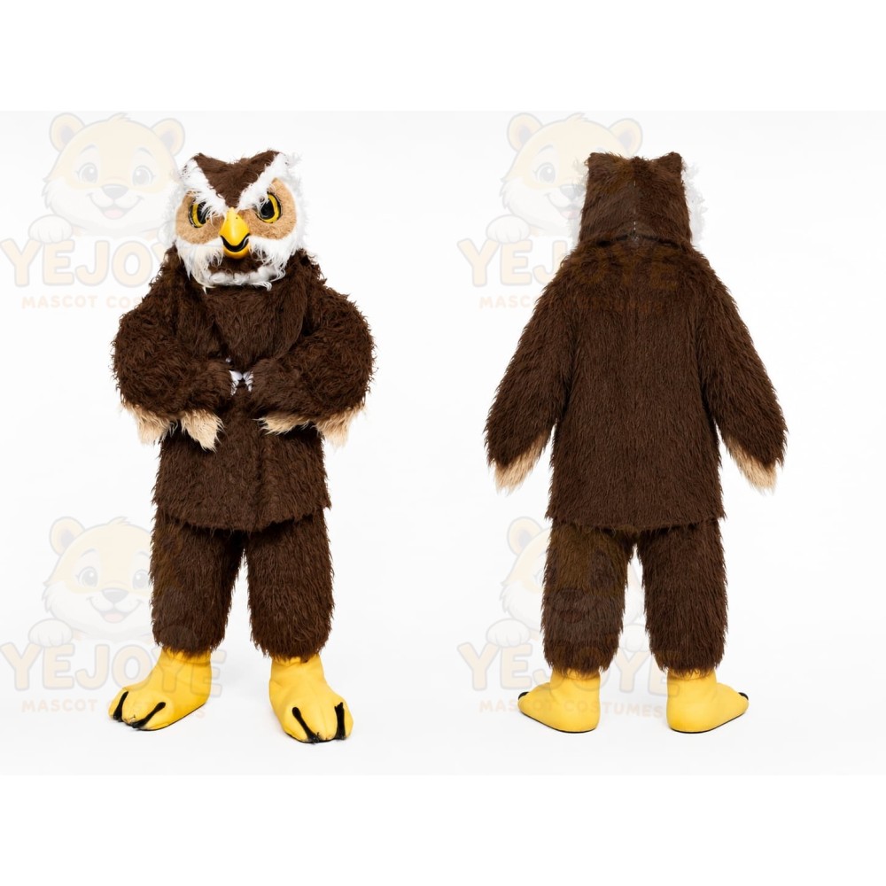 Brown Owl Mascot Costume