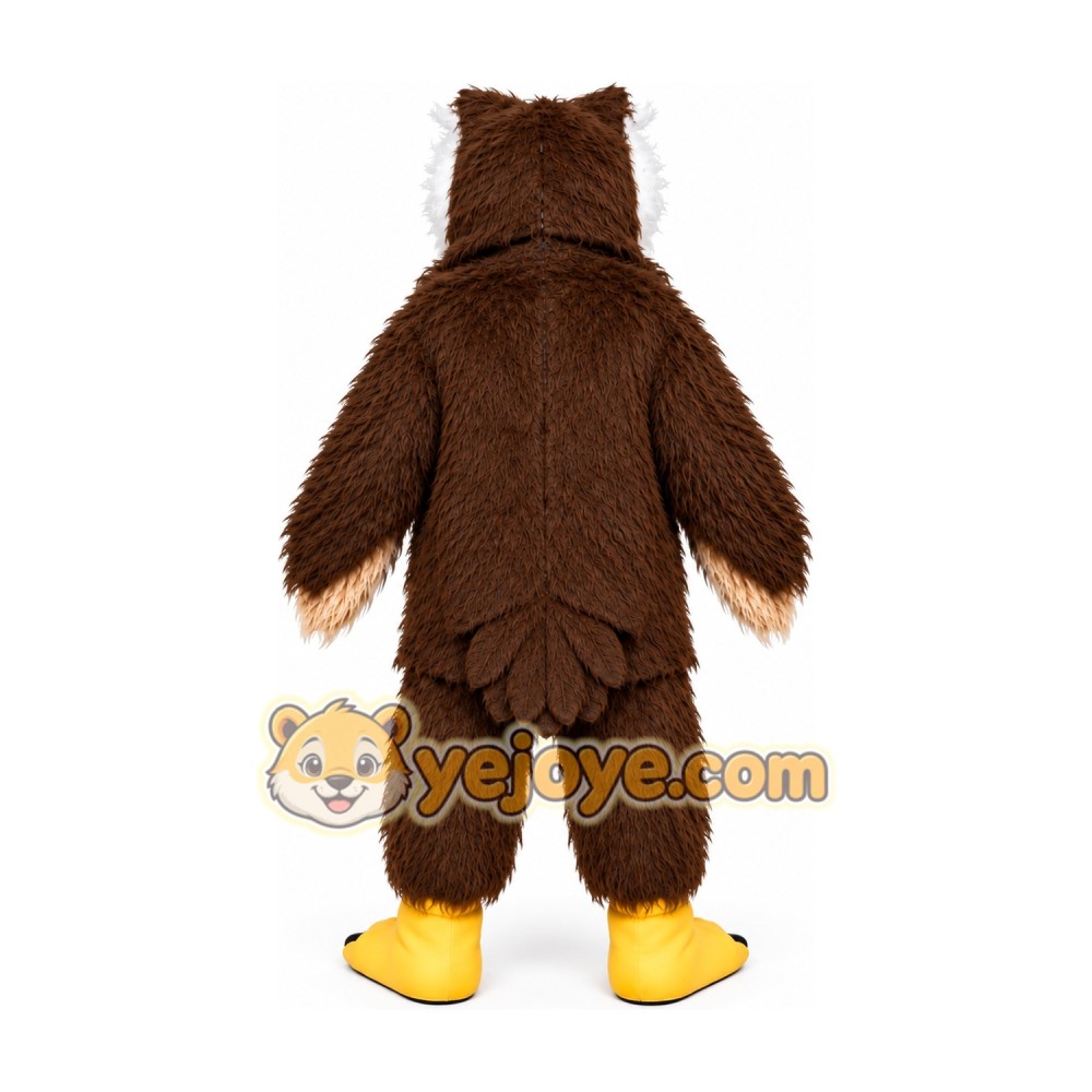 Brown Owl Mascot Costume Brown Owl Mascot Costume