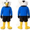 Eagle Blue Shirt Mascot Costume