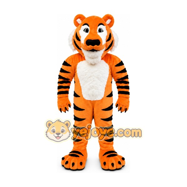Orange Tiger Mascot Costume
