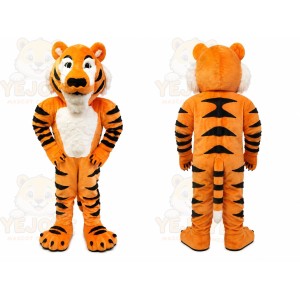 Orange Tiger Mascot Costume