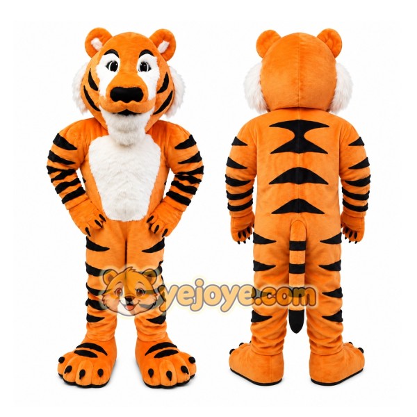 Orange Tiger Mascot Costume