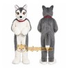 White Husky Mascot Costume