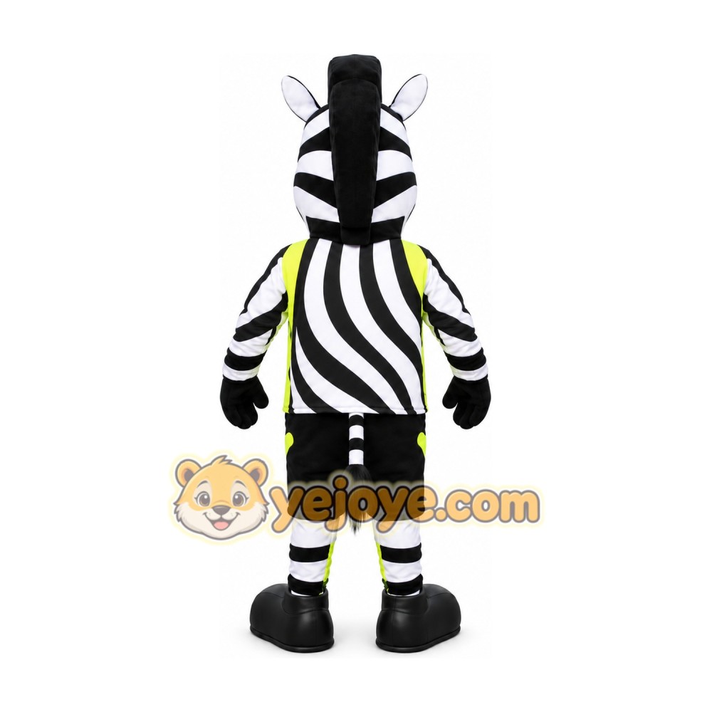 Zebra Character Mascot Costume Zebra Character Mascot Costume