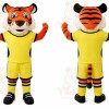 Yellow Tiger Mascot Costume