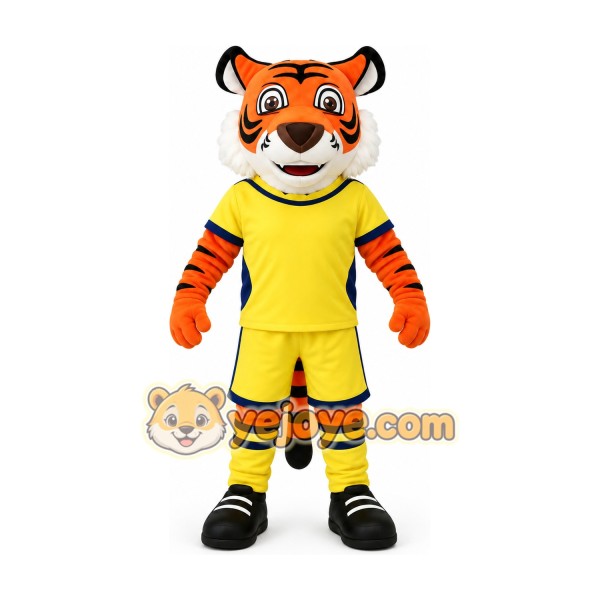 Yellow Tiger Mascot Costume Yellow Tiger Mascot Costume