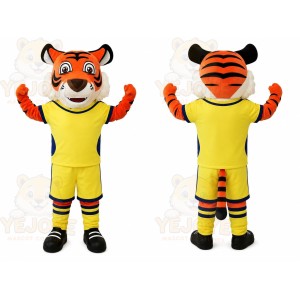 Yellow Tiger Mascot Costume
