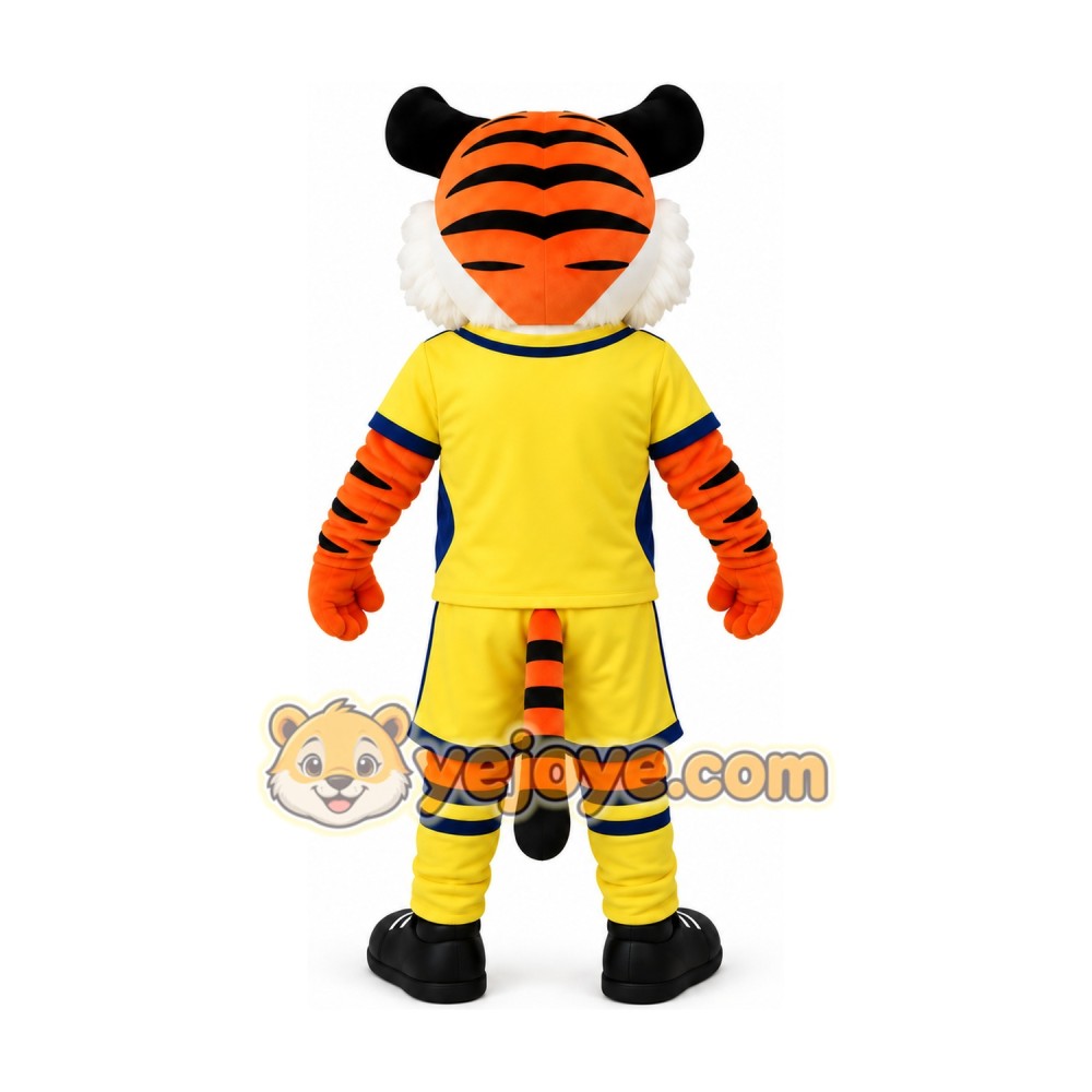 Yellow Tiger Mascot Costume Yellow Tiger Mascot Costume