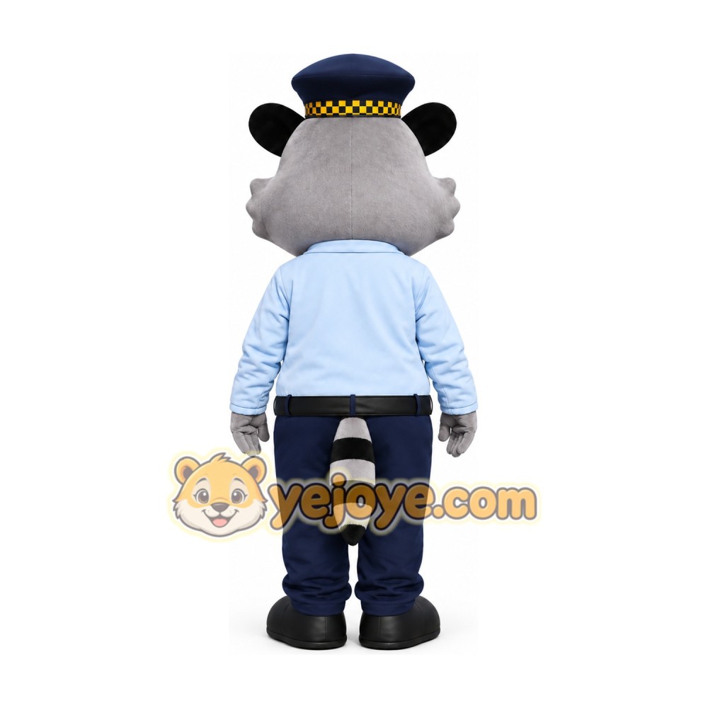 Police Raccoon Mascot Costume Police Raccoon Mascot Costume