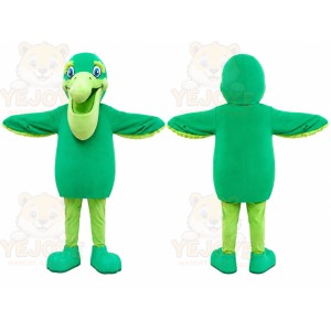 Green Bird Mascot Costume