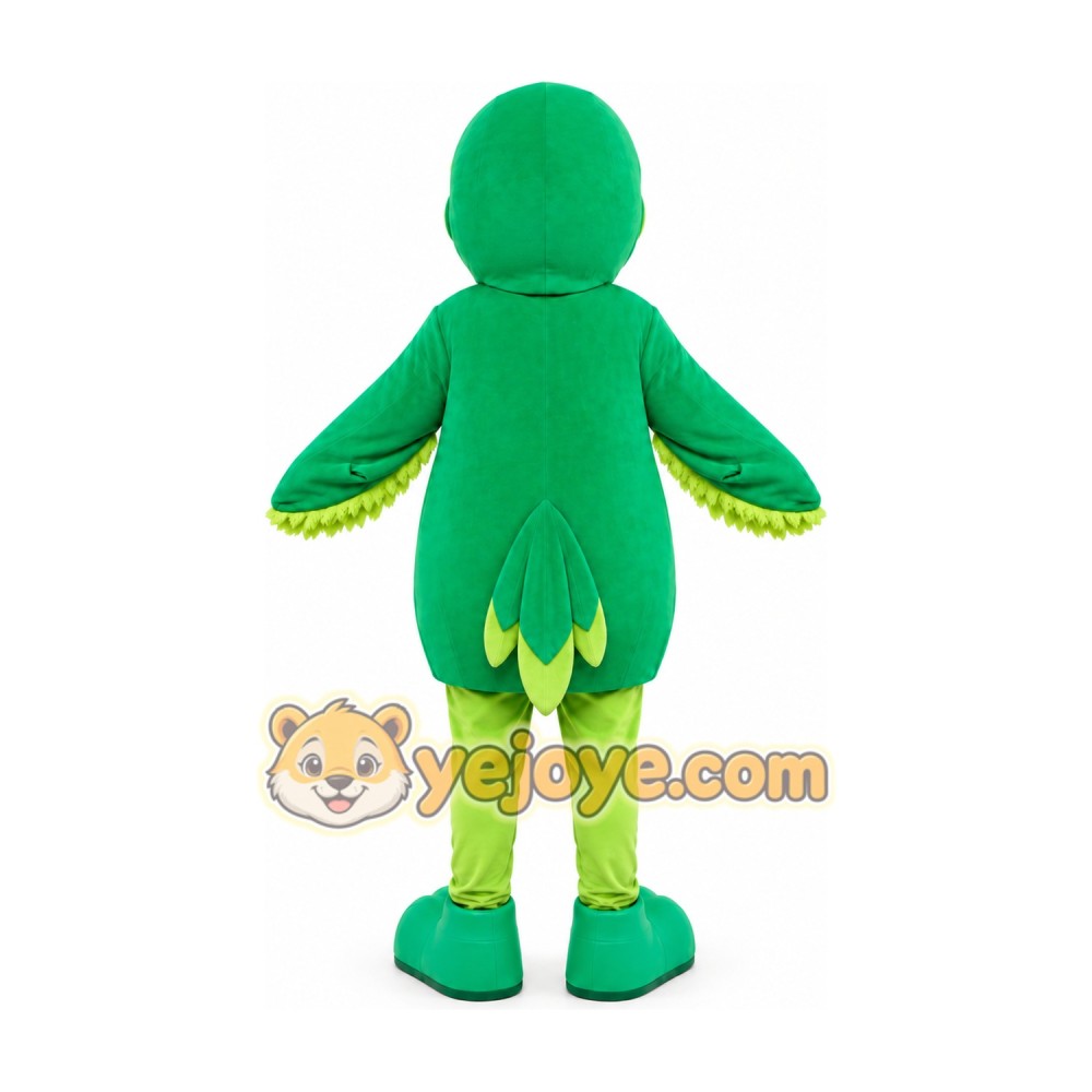 Green Bird Mascot Costume Green Bird Mascot Costume
