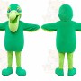 Green Bird Mascot Costume