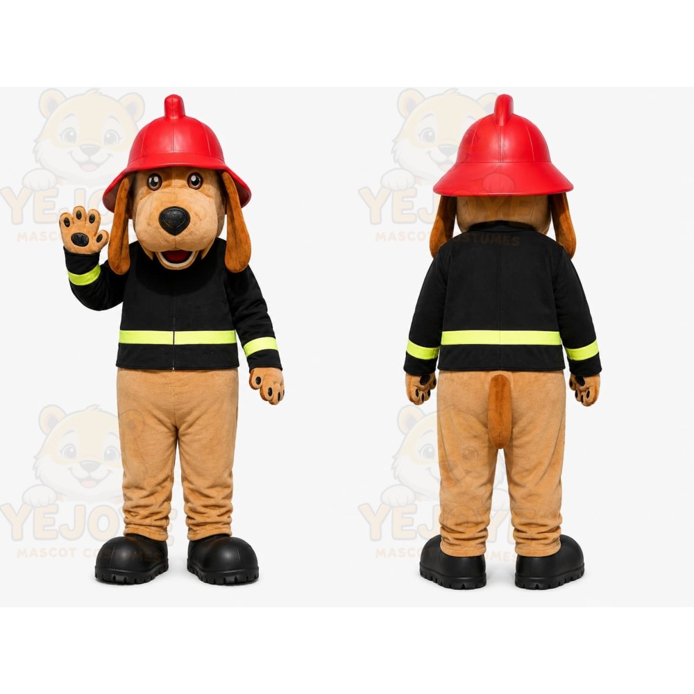Firefighter Dog Mascot Costume