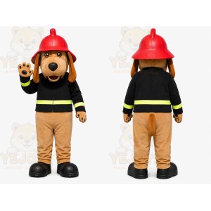 Firefighter Dog Mascot Costume