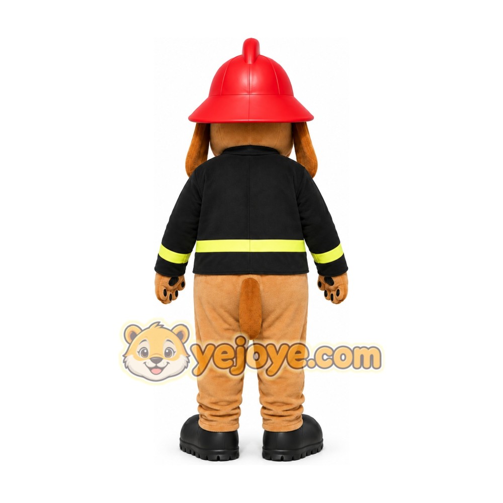 Firefighter Dog Mascot Costume