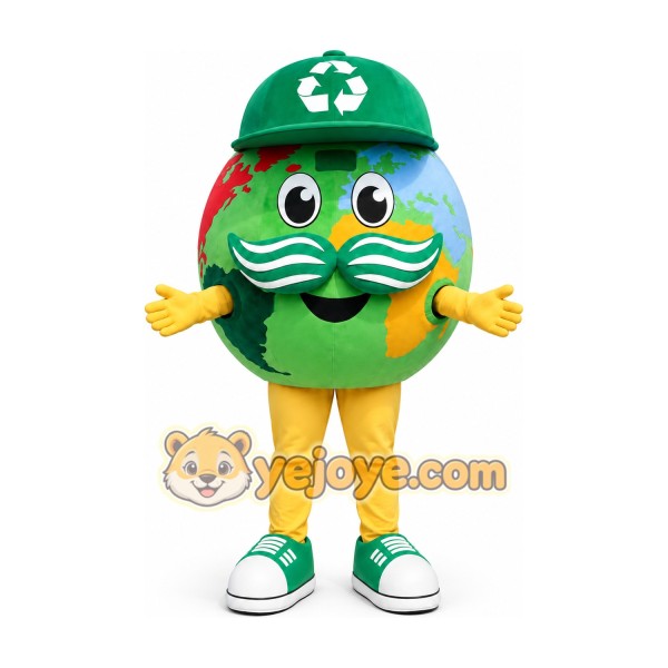 Green Earth Mascot Mascot Costume