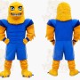 Yellow Sports Bird Mascot Costume