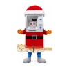 Santa ATM Mascot Costume Santa ATM Mascot Costume