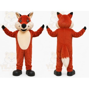 Orange Fox Mascot Costume
