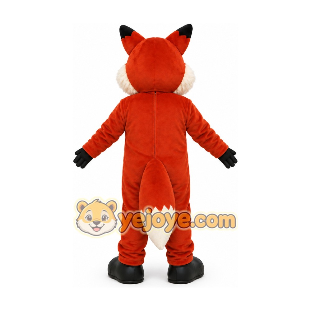 Orange Fox Mascot Costume Orange Fox Mascot Costume