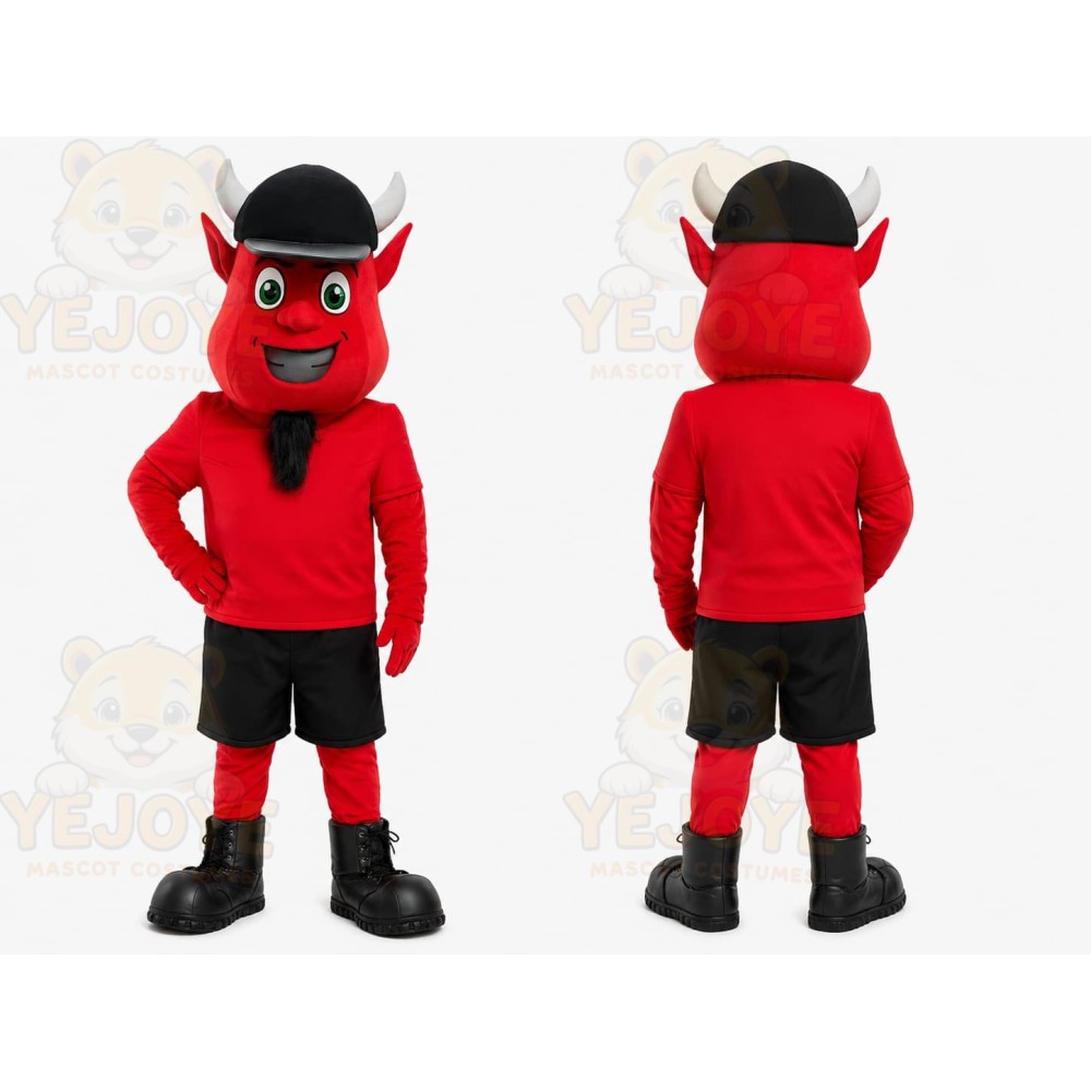 Red Devil Mascot Costume