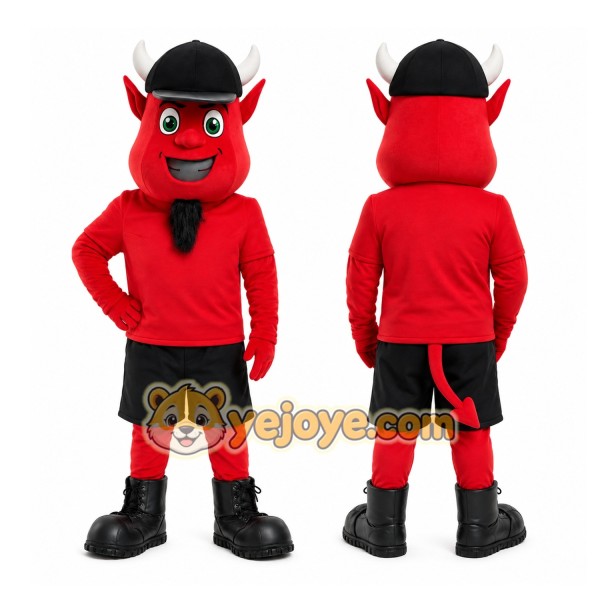 Red Devil Mascot Costume
